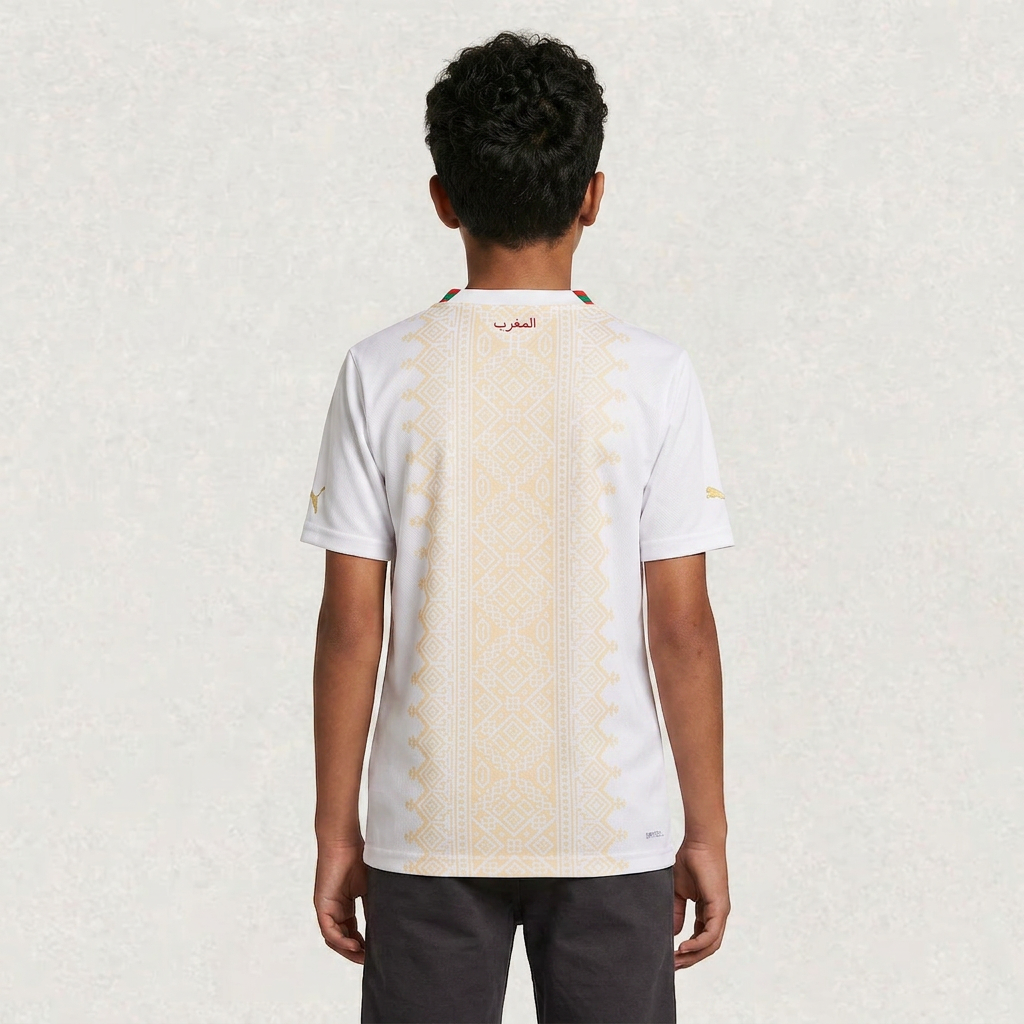 Morocco 2026 Away Jersey Kids