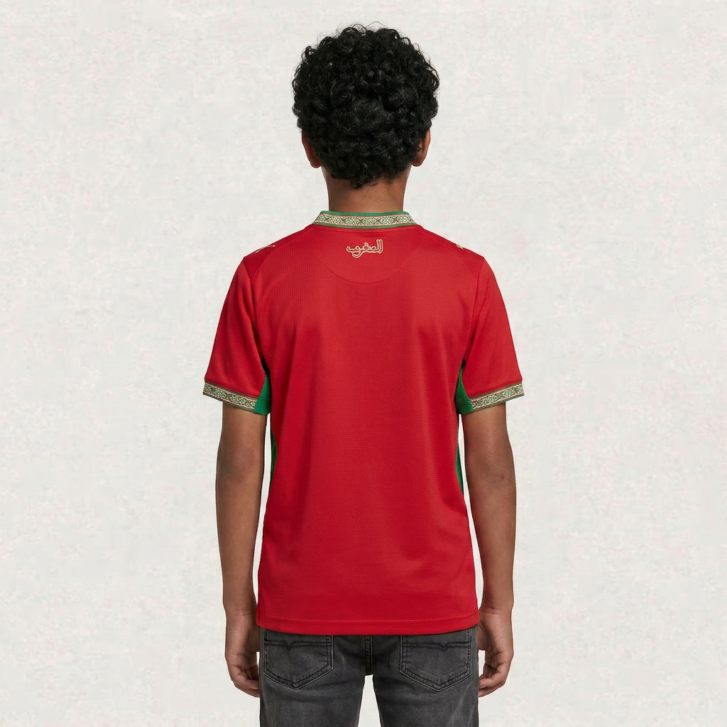 Morocco 2026 Home Jerseys Kids