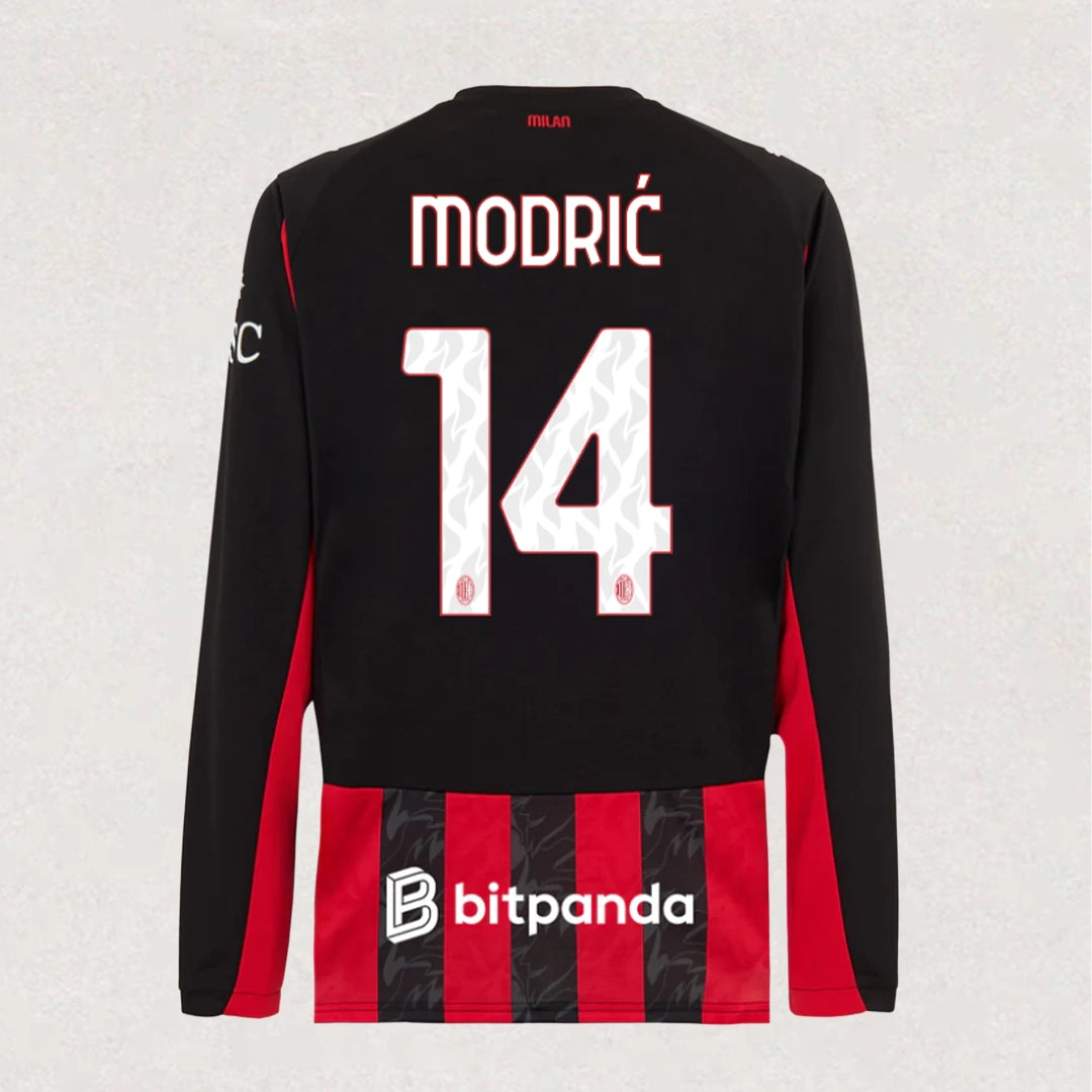 AC Milan 25/26 Home Long Sleeve Jersey