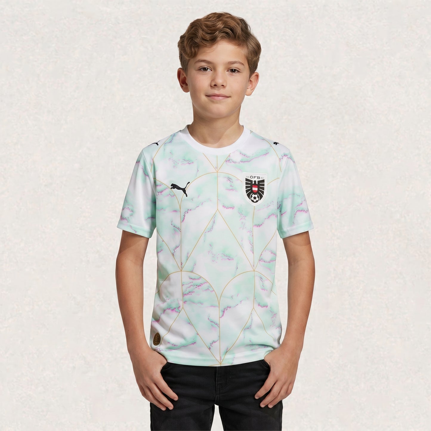 Austria 2026 Away Jersey Kids