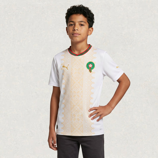 Morocco 2026 Away Jersey Kids
