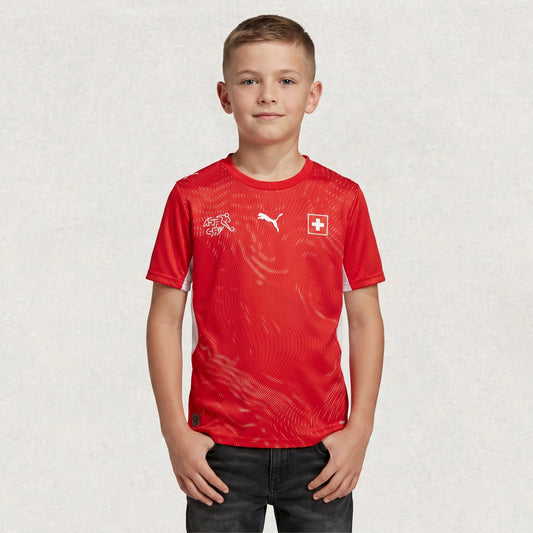 Switzerland 2026 Home Jersey Kids