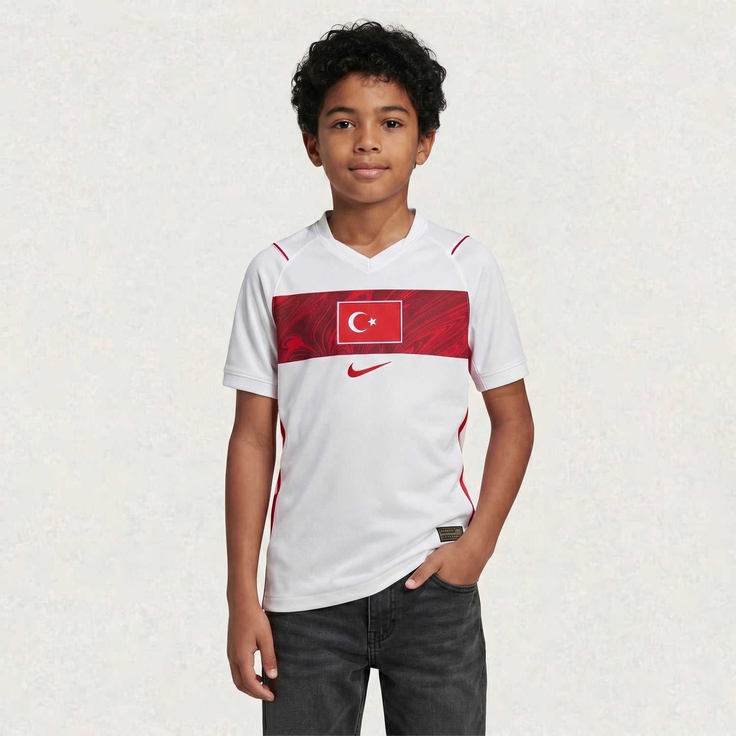 Türkiye 2026 Away Jersey Kids