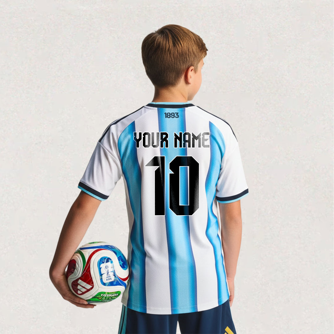 Argentina 2026 Kids Home Jersey