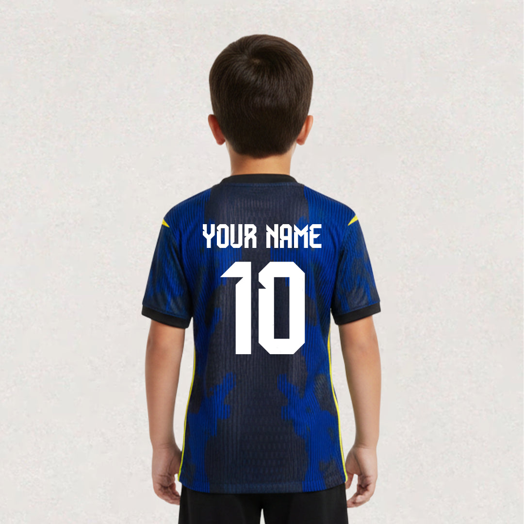 Brazil 2026 Kids Away Jersey