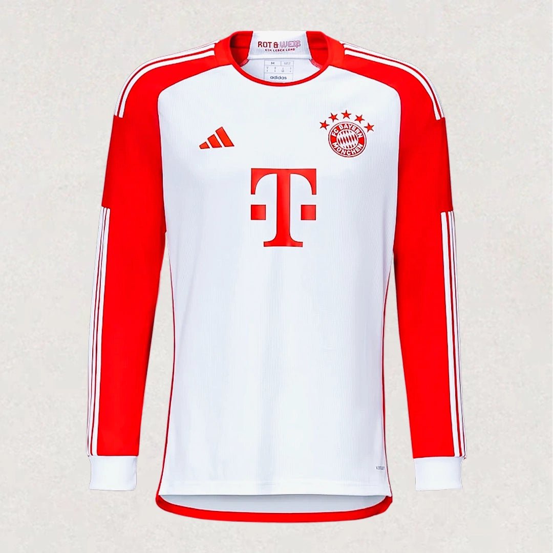 Bayern Home 23/24 Long Sleeve Jersey - Goal Ninety