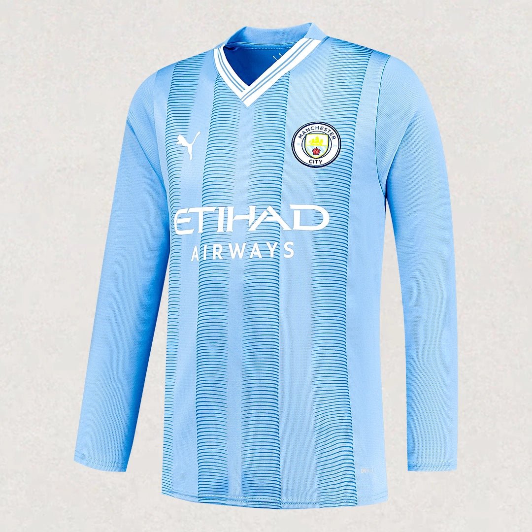 Man City Home Long Sleeves 23/24 Jersey - Goal Ninety