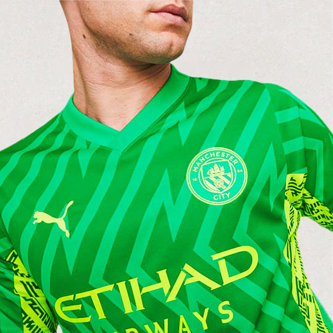 Manchester City Green and Yellow Goalkeeper 23/24 Jersey - Goal Ninety