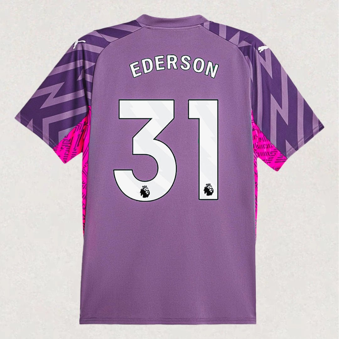 Manchester City Purple Charcoal-Ravish Goalkeeper 23/24 Jersey - Goal Ninety