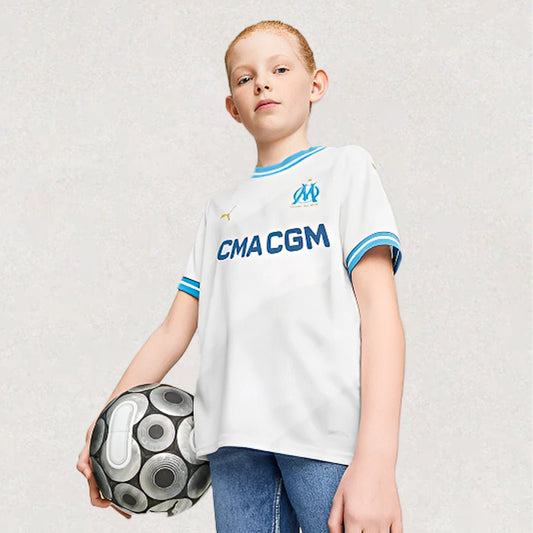 Olympique de Marseille home 23/24 kids jersey - Goal Ninety